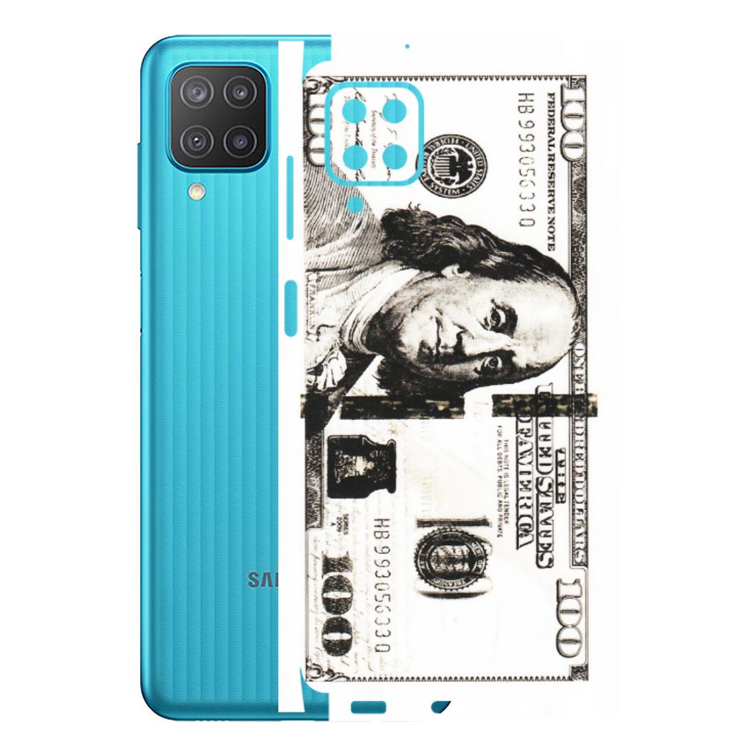 Samsung M/F/Note/Flip and C Phone Skins (All Models) - 100 Dollar Currency - Transparent Finish (T-01) Samsung Galaxy M12