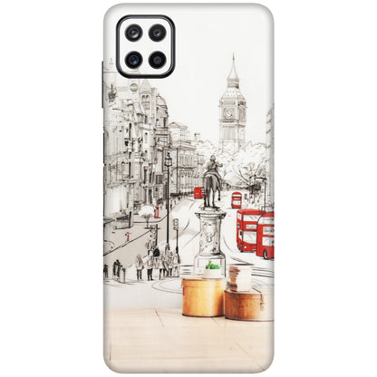 Samsung M/F/Note/Flip and C Phone Skins (All Models) - London Street - Transparent Finish (T-02) Samsung Galaxy M12
