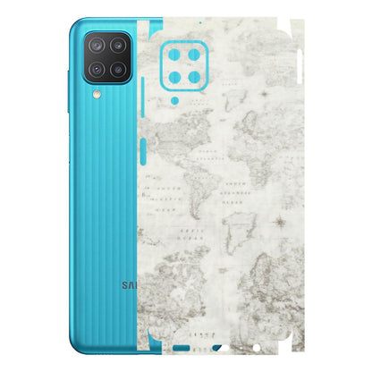 Samsung M/F/Note/Flip and C Phone Skins (All Models) - World Travel Map - Transparent Finish (T-04) Samsung Galaxy M12