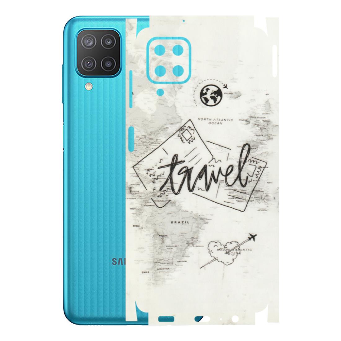 Samsung M/F/Note/Flip and C Phone Skins (All Models) - Travel Ticket - Transparent Finish (T-06) Samsung Galaxy M12