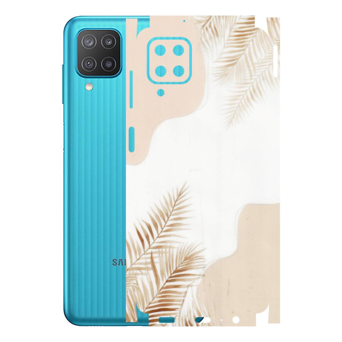 Samsung M/F/Note/Flip and C Phone Skins (All Models) - Gold Petals Abstract - Transparent Finish (T-08) Samsung Galaxy M12