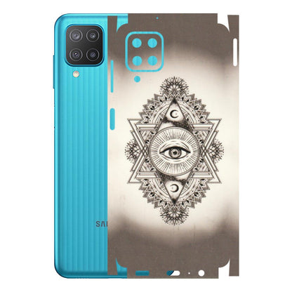Samsung M/F/Note/Flip and C Phone Skins (All Models) - Illuminati Great Eye - Transparent Finish (T-14) Samsung Galaxy M12