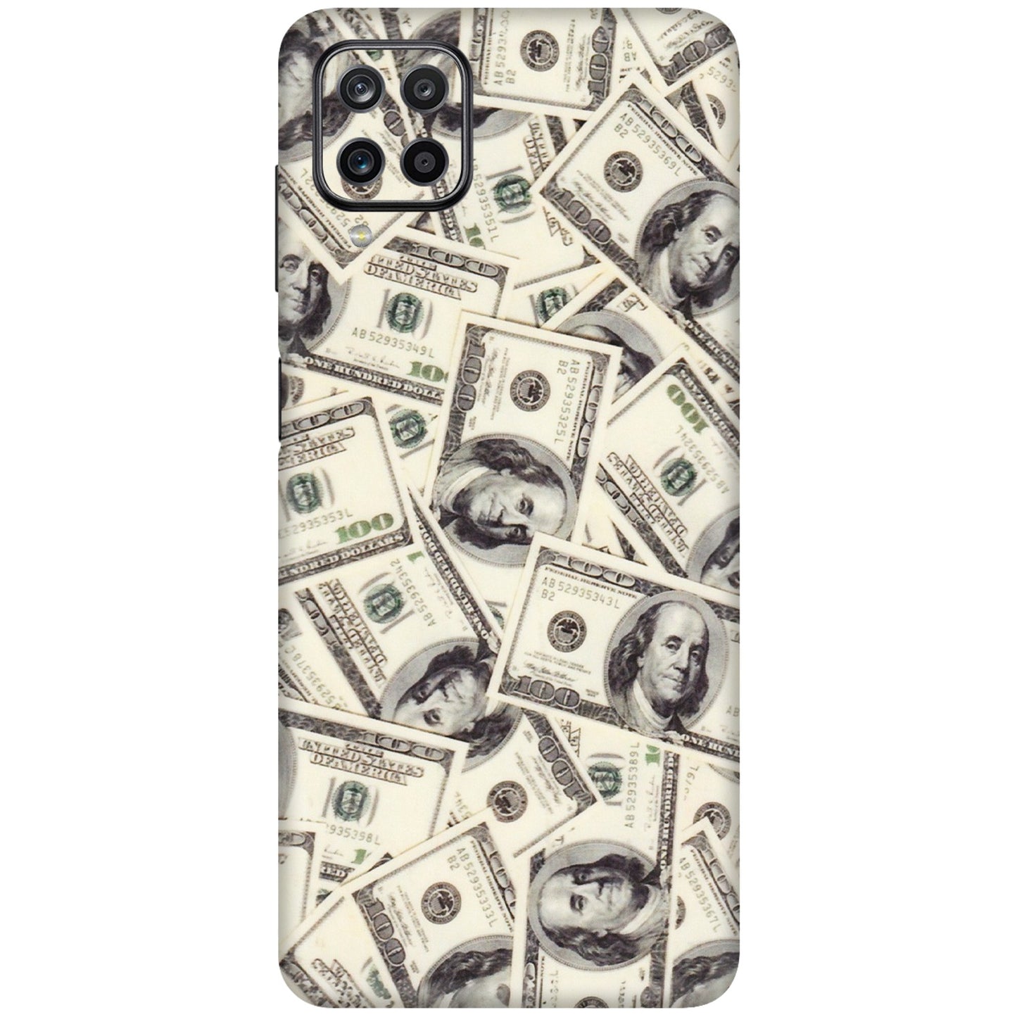 Samsung M/F/Note/Flip and C Phone Skins (All Models) - Dollar Lover - Transparent Finish (T-17) Samsung Galaxy M12
