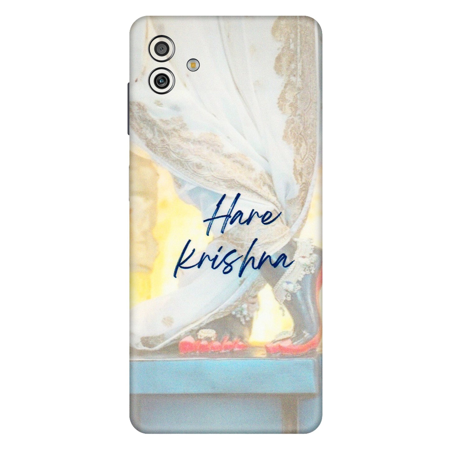 Samsung M/F/Note/Flip and C Phone Skins (All Models) - Hare Krishna - 3D Embossed Finish (L-03) Samsung Galaxy M13 (5G)