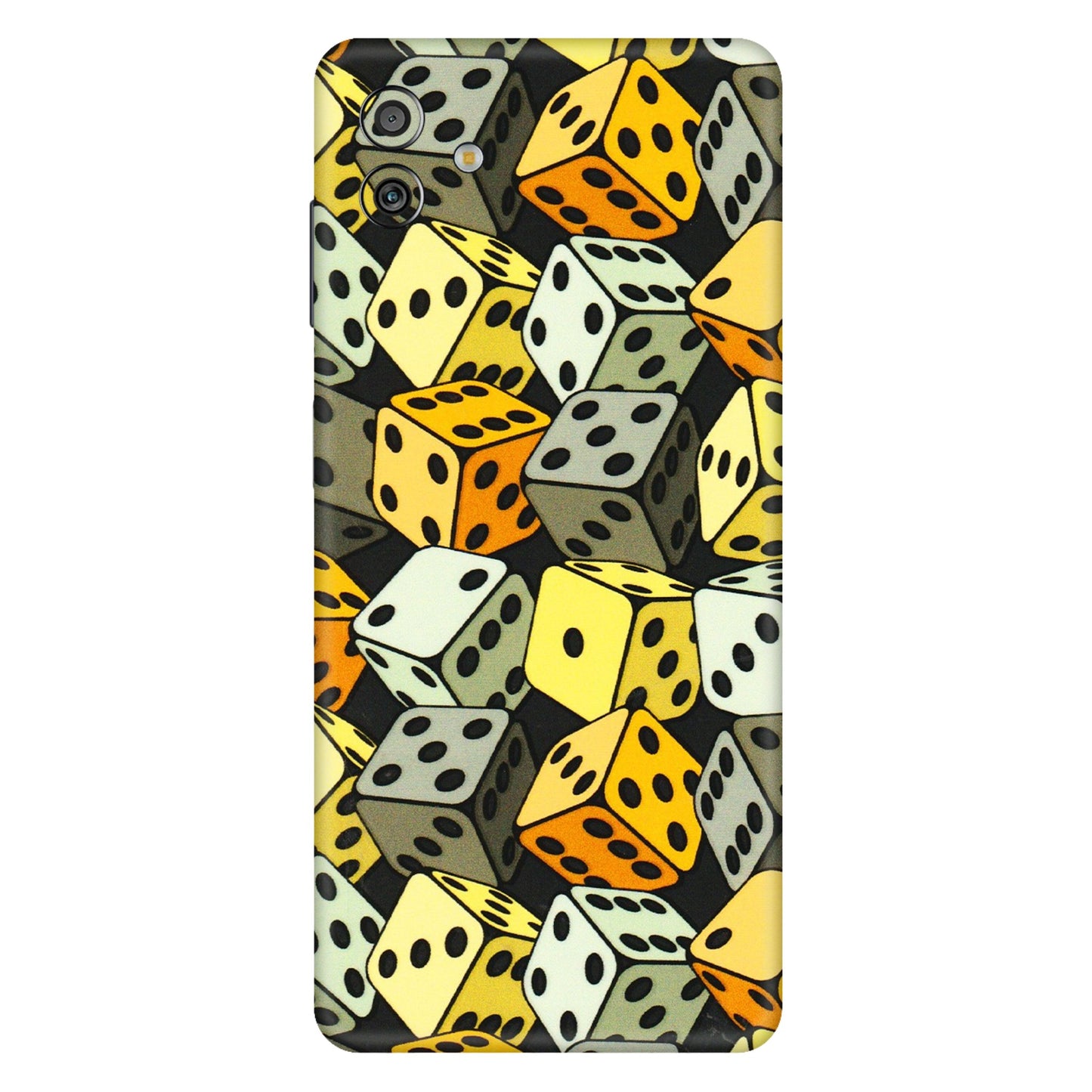 Samsung M/F/Note/Flip and C Phone Skins (All Models) - Dices Of Life - 3D Embossed Finish (L-04) Samsung Galaxy M13 (5G)