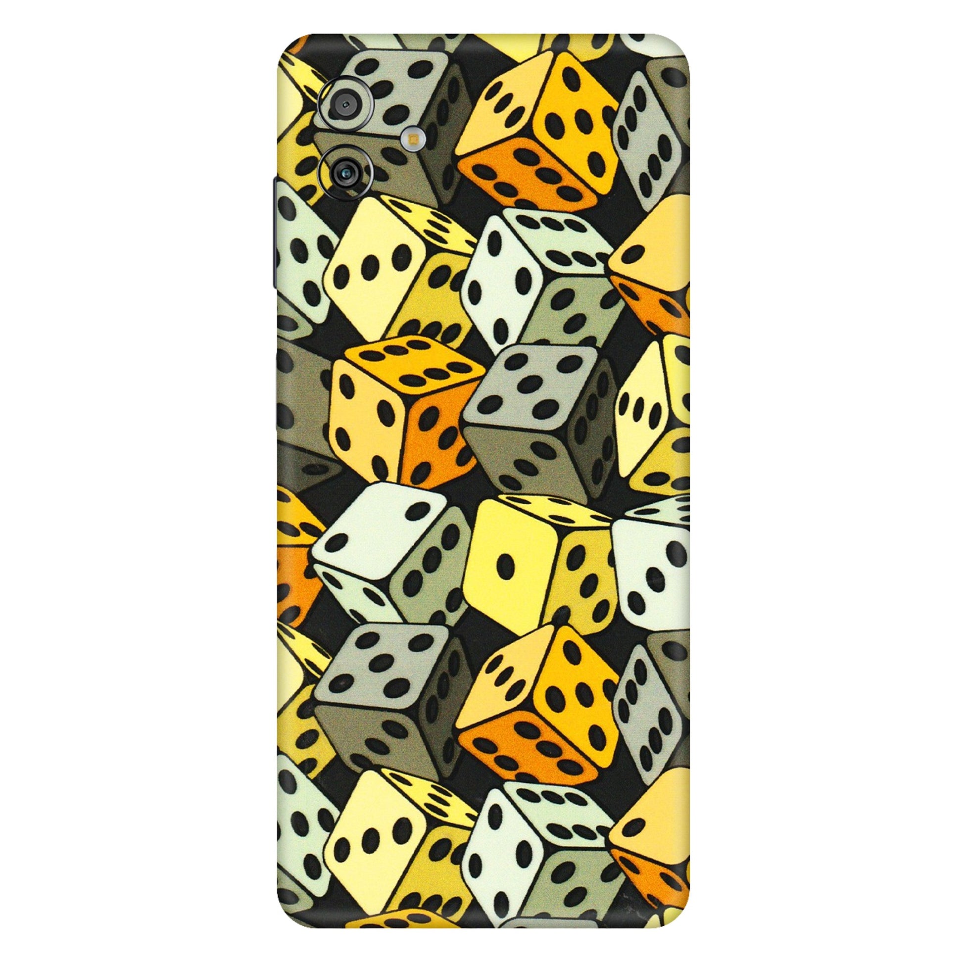 Samsung M/F/Note/Flip and C Phone Skins (All Models) - Dices Of Life - 3D Embossed Finish (L-04) Samsung Galaxy M13 (5G)