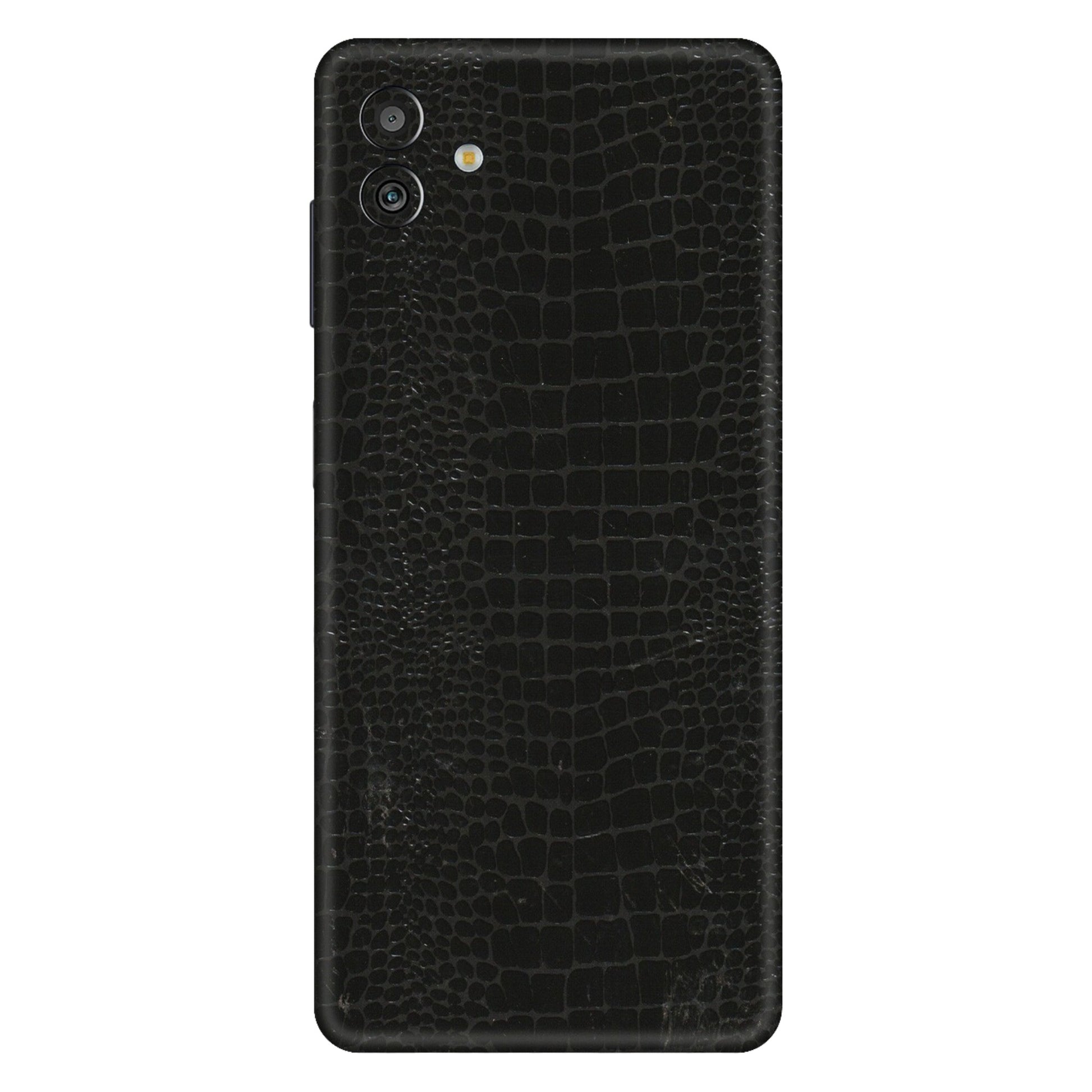Samsung M/F/Note/Flip and C Phone Skins (All Models) - Snake Leather Black - 3D Embossed Finish (L-107) Samsung Galaxy M13 (5G)