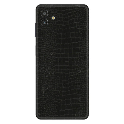 Samsung M/F/Note/Flip and C Phone Skins (All Models) - Snake Leather Black - 3D Embossed Finish (L-107) Samsung Galaxy M13 (5G)