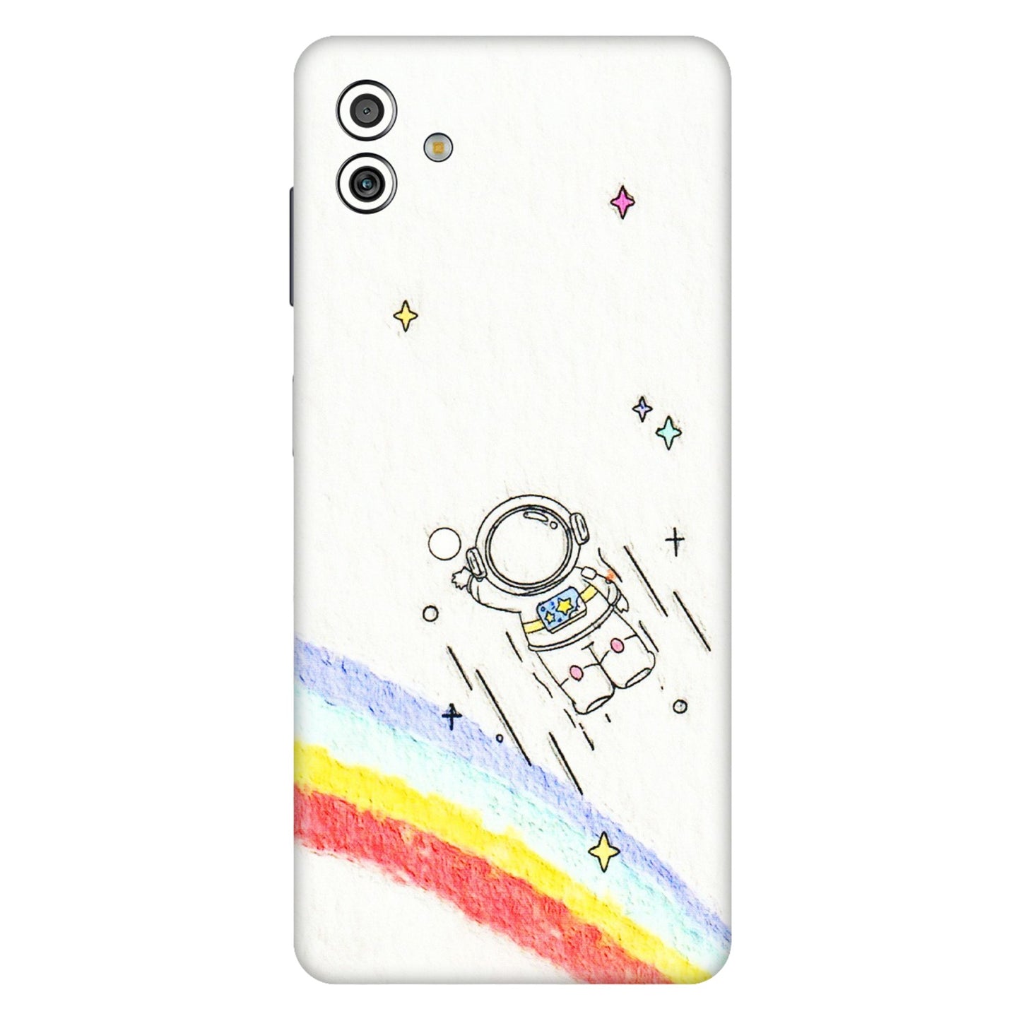 Samsung M/F/Note/Flip and C Phone Skins (All Models) - Milkyway Astronaut - 3D Embossed Finish (L-110) Samsung Galaxy M13 (5G)