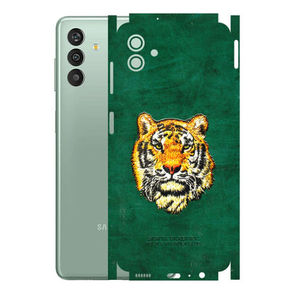 Samsung M/F/Note/Flip and C Phone Skins (All Models) - Leather Feel Tiger - 3D Embossed Finish (L-111) Samsung Galaxy M13 (5G)