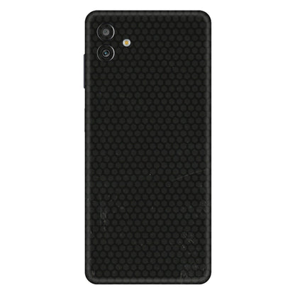 Samsung M/F/Note/Flip and C Phone Skins (All Models) - Black honeycomb - 3D Embossed Finish (L-114) Samsung Galaxy M13 (5G)