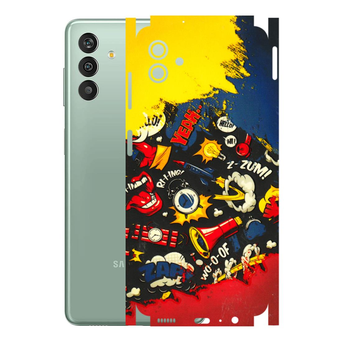Samsung M/F/Note/Flip and C Phone Skins (All Models) - Pacific Doodle Art - 3D Embossed Finish (L-120) Samsung Galaxy M13 (5G)