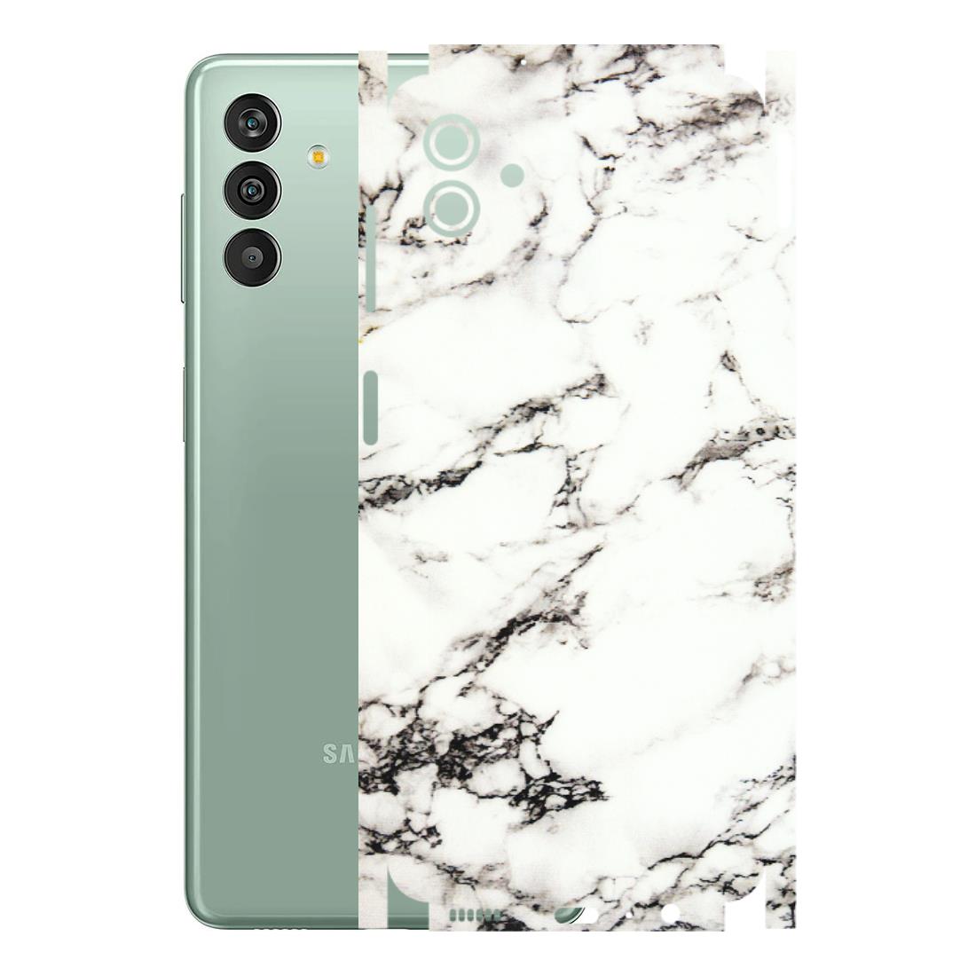 Samsung M/F/Note/Flip and C Phone Skins (All Models) - Black and White Marble Texture - 3D Embossed Finish (L-124) Samsung Galaxy M13 (5G)