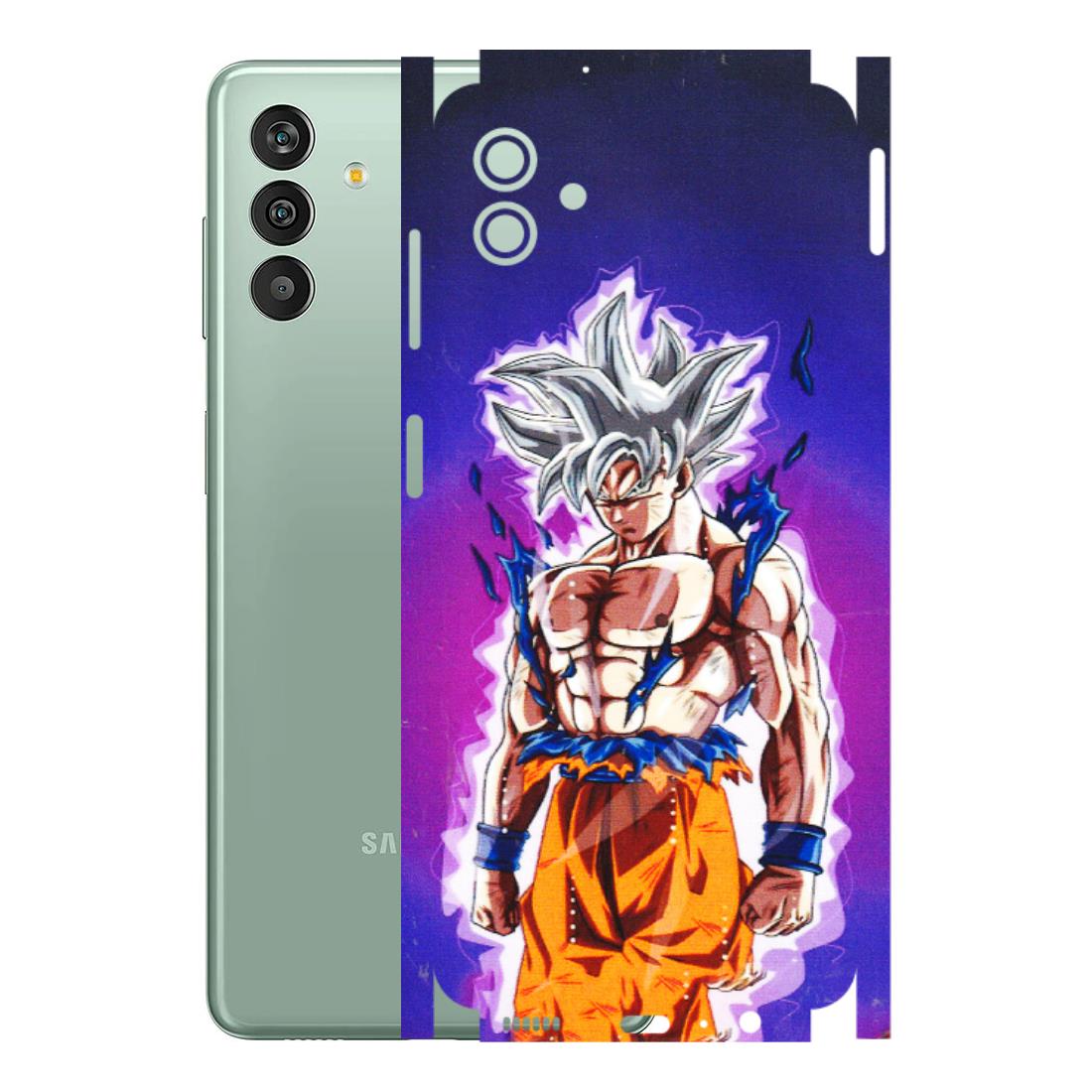 Samsung M/F/Note/Flip and C Phone Skins (All Models) - Goku Purple Anime - 3D Embossed Finish (L-147) Samsung Galaxy M13 (5G)
