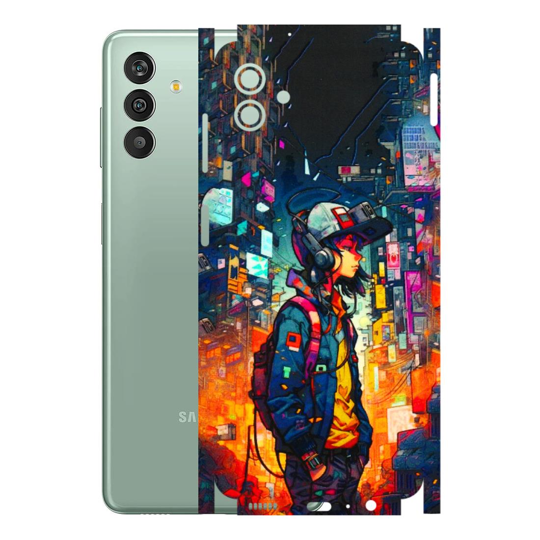 Samsung M/F/Note/Flip and C Phone Skins (All Models) - Street Anime Guy - 3D Embossed Finish (L-158) Samsung Galaxy M13 (5G)