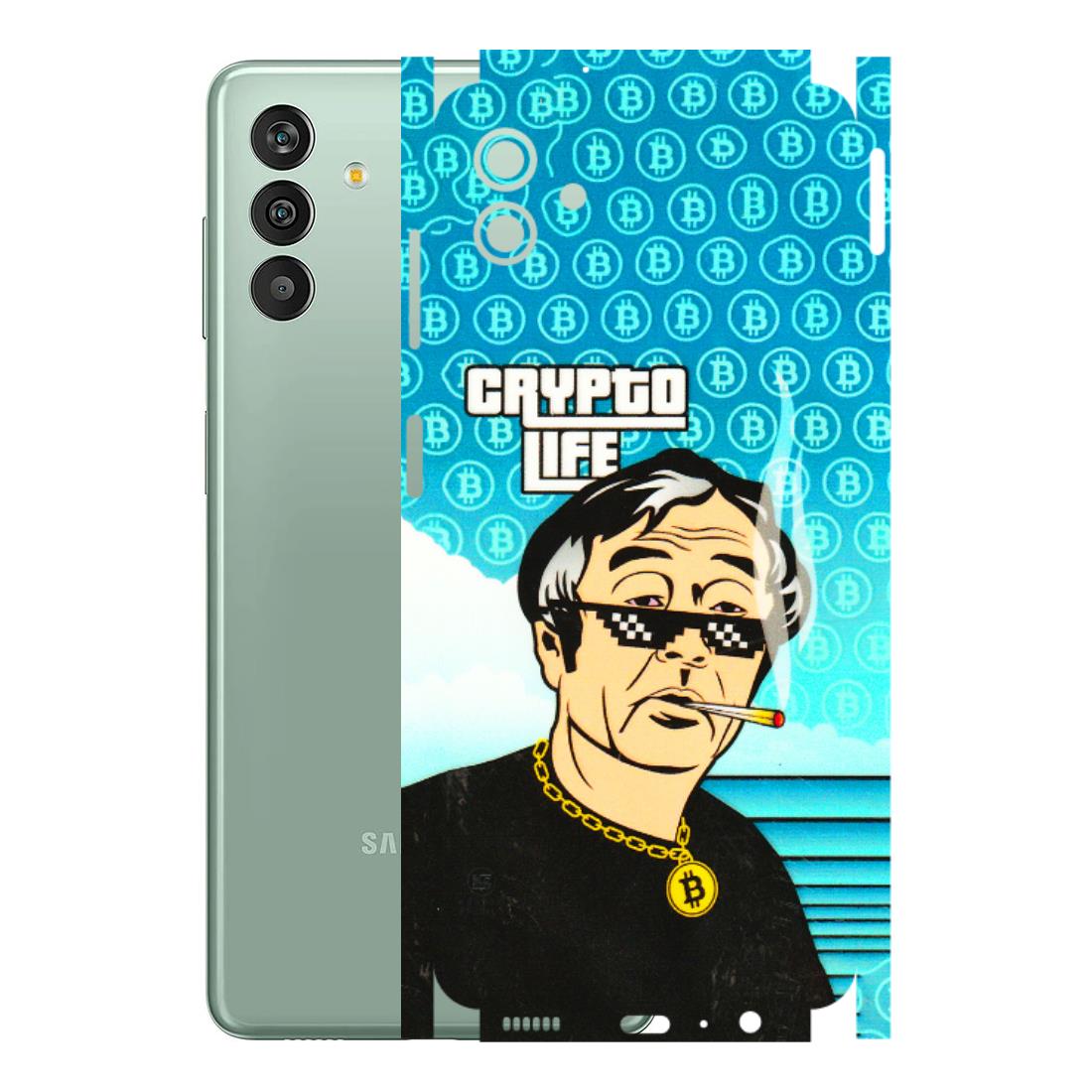 Samsung M/F/Note/Flip and C Phone Skins (All Models) - Crypto Thug Life - 3D Embossed Finish (L-179) Samsung Galaxy M13 (5G)