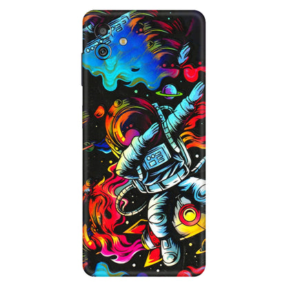 Samsung M/F/Note/Flip and C Phone Skins (All Models) - Astronaut Dope - 3D Embossed Finish (L-191) Samsung Galaxy M13 (5G)