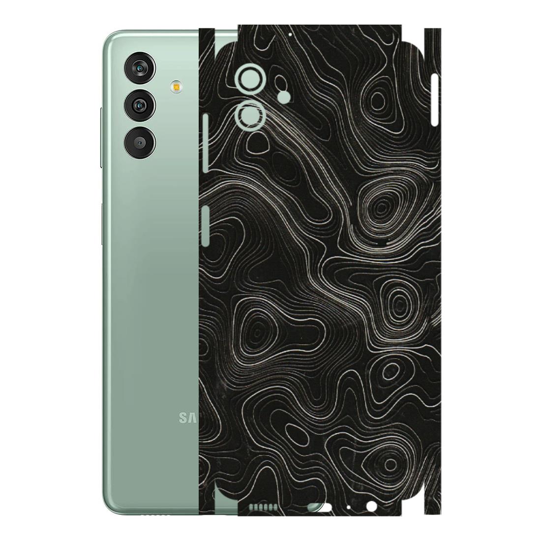 Samsung M/F/Note/Flip and C Phone Skins (All Models) - Black Swirl - 3D Embossed Finish (L-196) Samsung Galaxy M13 (5G)