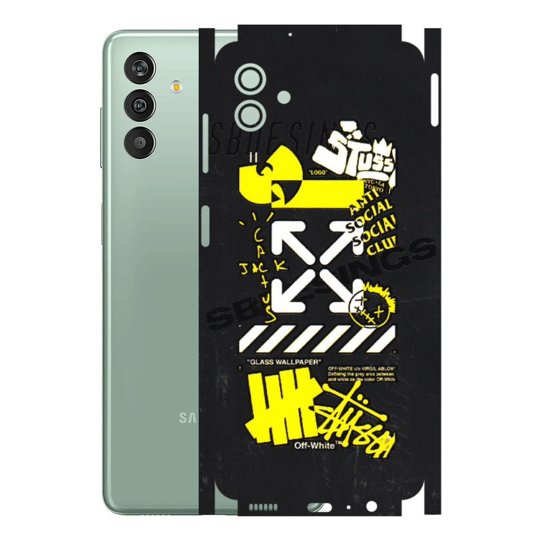 Samsung M/F/Note/Flip and C Phone Skins (All Models) - Anti Social Graffiti - 3D Embossed Finish (L-198) Samsung Galaxy M13 (5G)