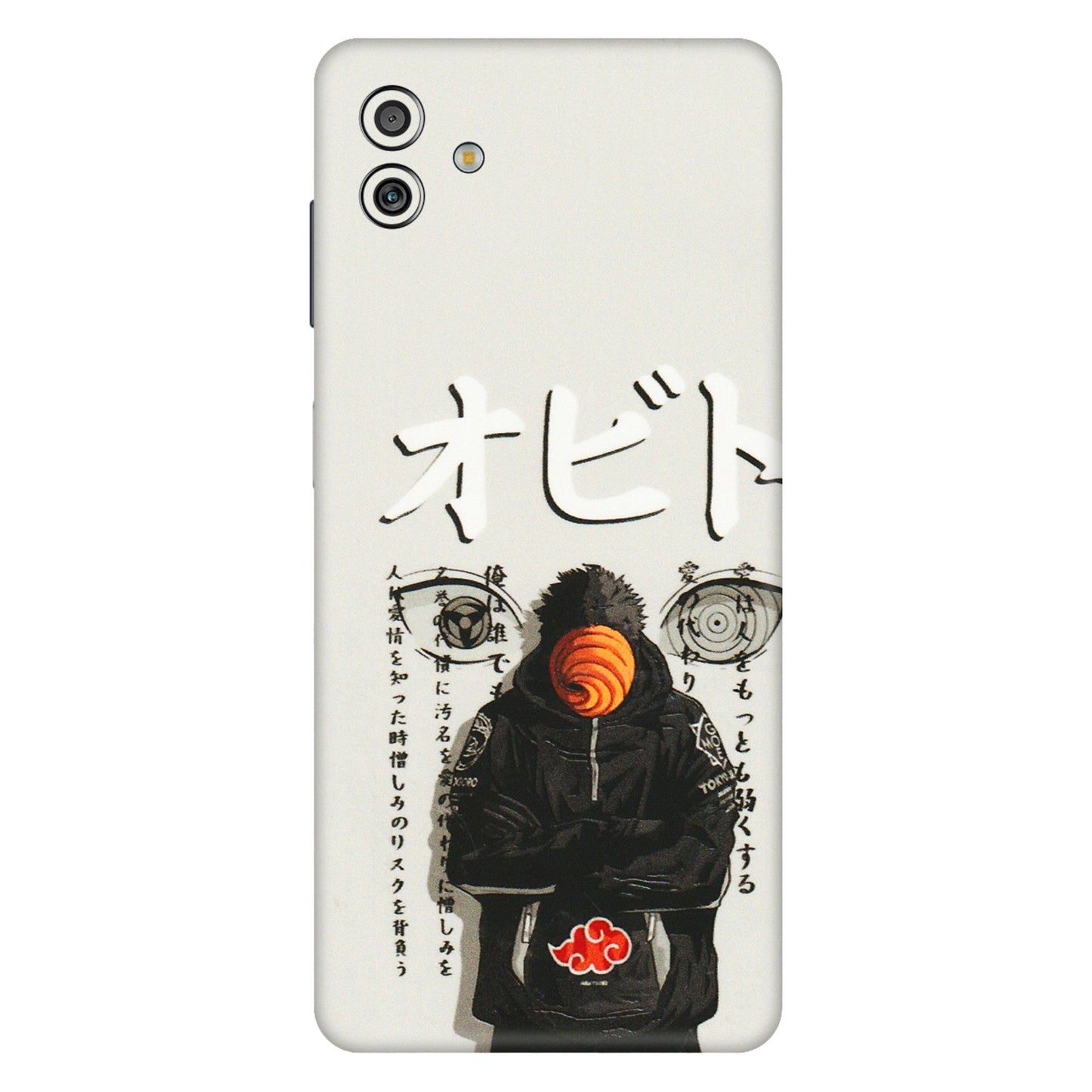 Samsung M/F/Note/Flip and C Phone Skins (All Models) - Obito Anime Eye - 3D Embossed Finish (L-19) Samsung Galaxy M13 (5G)