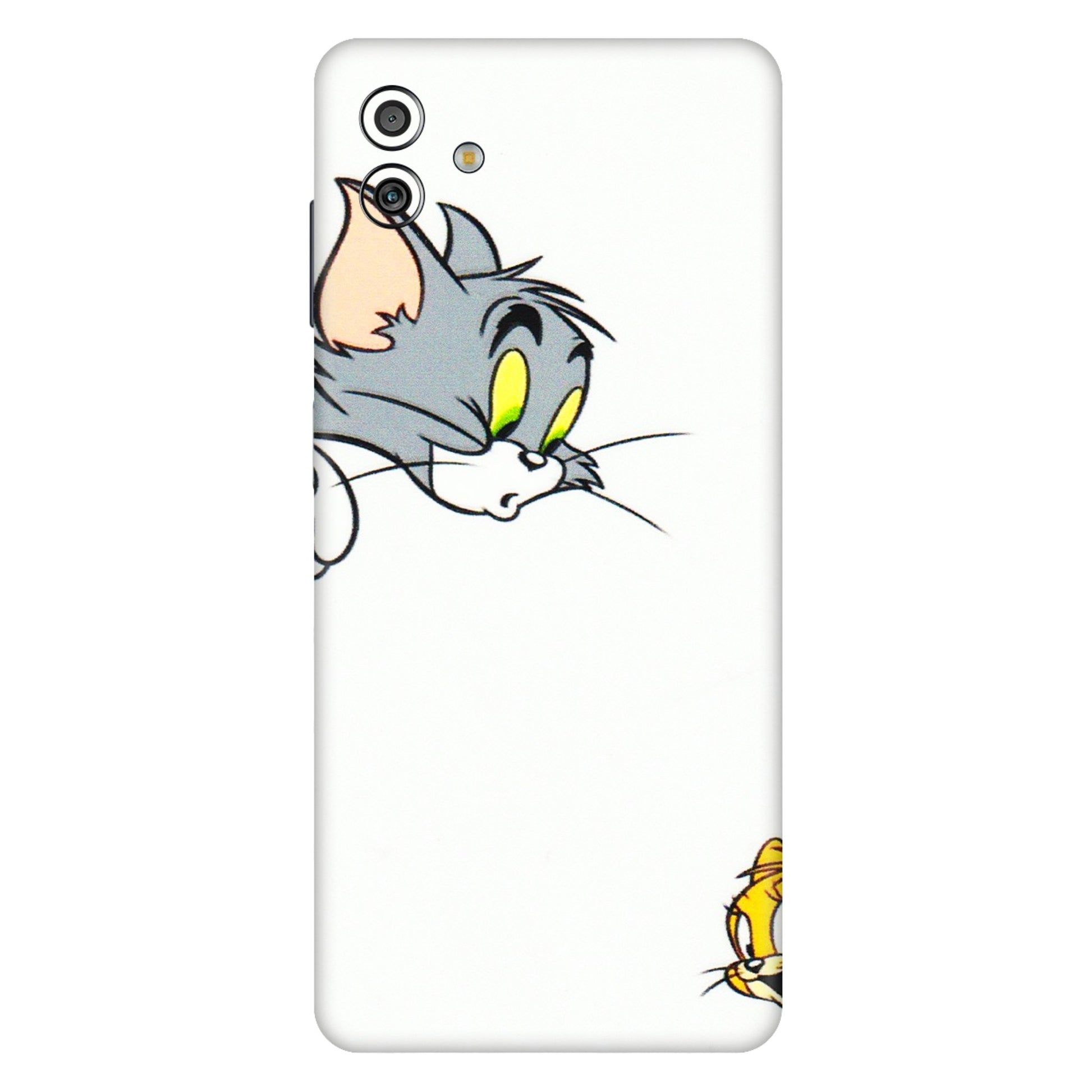 Samsung M/F/Note/Flip and C Phone Skins (All Models) - Cute Tom And Jerry - 3D Embossed Finish (L-220) Samsung Galaxy M13 (5G)