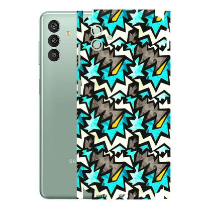 Samsung M/F/Note/Flip and C Phone Skins (All Models) - Funky Zig Zag - 3D Embossed Finish (L-223) Samsung Galaxy M13 (5G)
