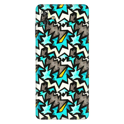 Samsung M/F/Note/Flip and C Phone Skins (All Models) - Funky Zig Zag - 3D Embossed Finish (L-223) Samsung Galaxy M13 (5G)