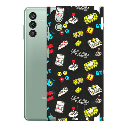 Samsung M/F/Note/Flip and C Phone Skins (All Models) - Gaming Doodles - 3D Embossed Finish (L-224) Samsung Galaxy M13 (5G)
