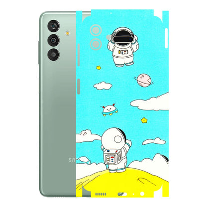 Samsung M/F/Note/Flip and C Phone Skins (All Models) - Blue Skies Astro Float - 3D Embossed Finish (L-230) Samsung Galaxy M13 (5G)