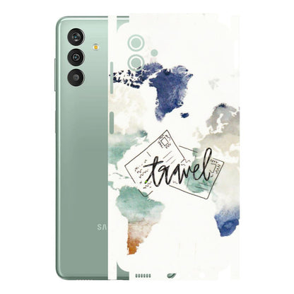Samsung M/F/Note/Flip and C Phone Skins (All Models) - Travel The World - 3D Embossed Finish (L-232) Samsung Galaxy M13 (5G)