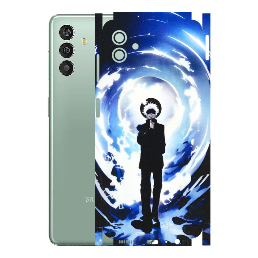 Samsung M/F/Note/Flip and C Phone Skins (All Models) - Satoru Gojo Dark Blue - 3D Embossed Finish (L-235) Samsung Galaxy M13 (5G)