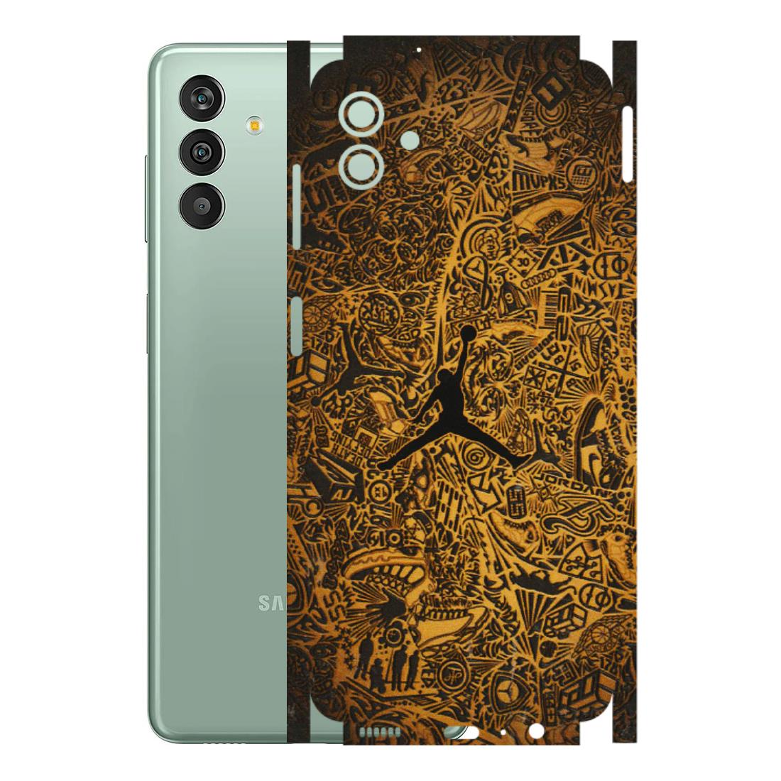 Samsung M/F/Note/Flip and C Phone Skins (All Models) - Premium Gold Basketball Player - 3D Embossed Finish (L-236) Samsung Galaxy M13 (5G)