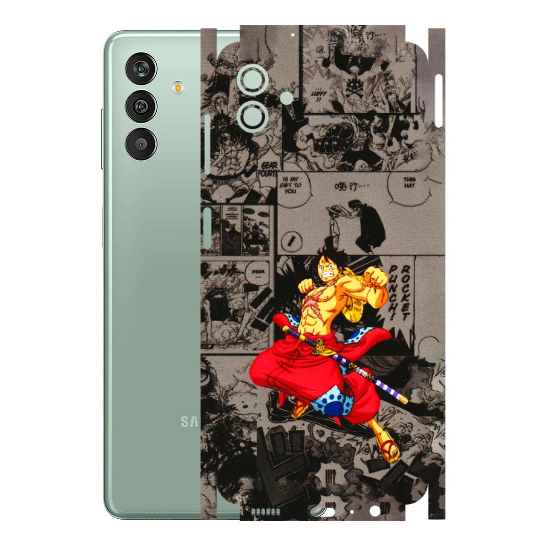 Samsung M/F/Note/Flip and C Phone Skins (All Models) - One Piece Rocket Punch Manga - 3D Embossed Finish (L-25) Samsung Galaxy M13 (5G)
