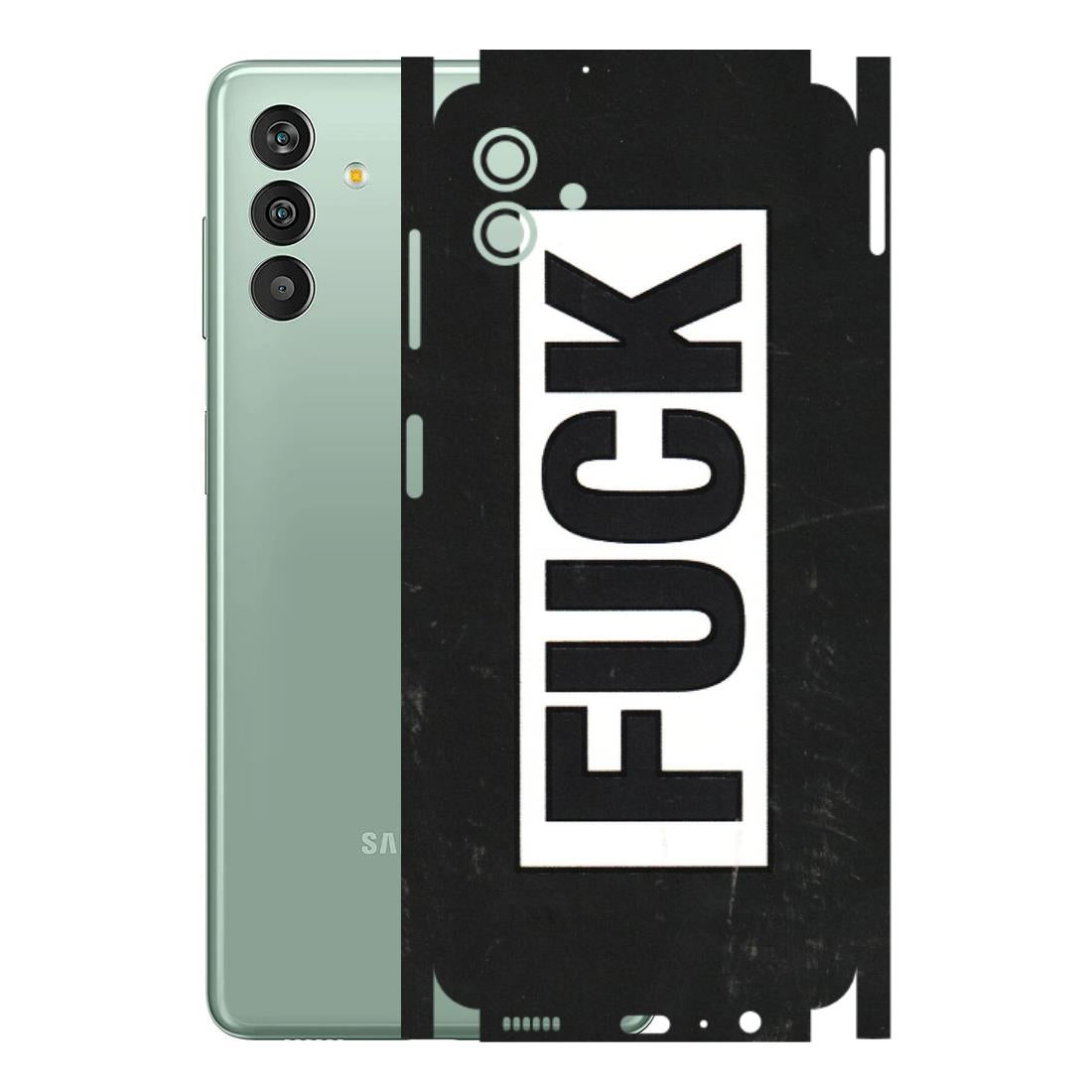 Samsung M/F/Note/Flip and C Phone Skins (All Models) - The F Word - 3D Embossed Finish (L-255) Samsung Galaxy M13 (5G)