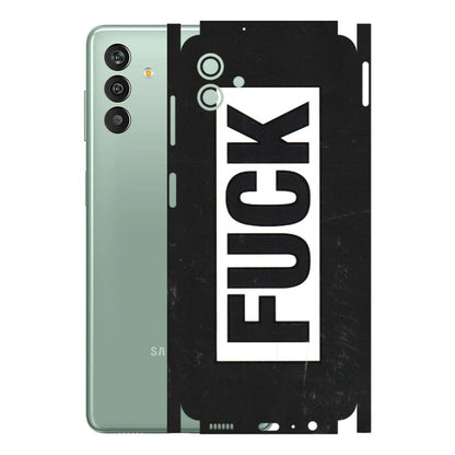 Samsung M/F/Note/Flip and C Phone Skins (All Models) - The F Word - 3D Embossed Finish (L-255) Samsung Galaxy M13 (5G)