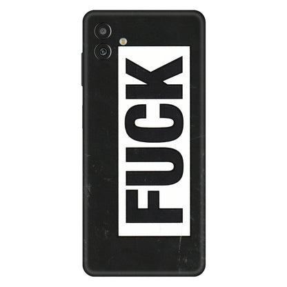 Samsung M/F/Note/Flip and C Phone Skins (All Models) - The F Word - 3D Embossed Finish (L-255) Samsung Galaxy M13 (5G)