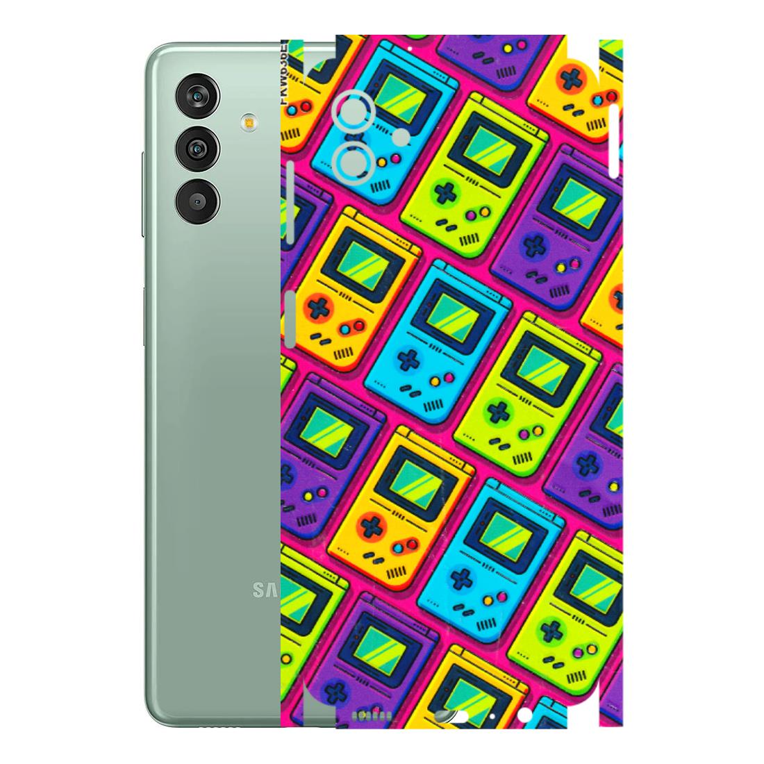 Samsung M/F/Note/Flip and C Phone Skins (All Models) - Gameboy Colourful - 3D Embossed Finish (L-266) Samsung Galaxy M13 (5G)