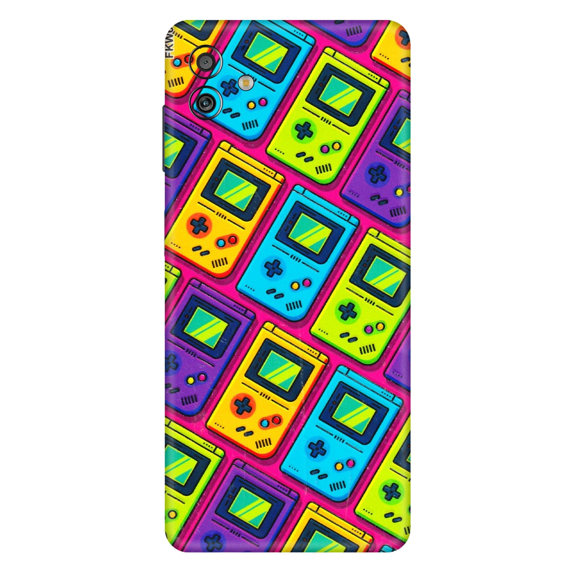 Samsung M/F/Note/Flip and C Phone Skins (All Models) - Gameboy Colourful - 3D Embossed Finish (L-266) Samsung Galaxy M13 (5G)