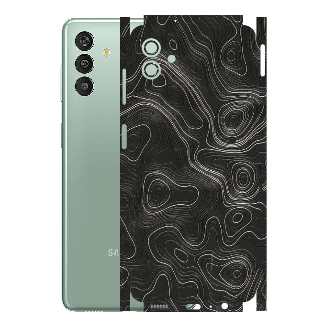 Samsung M/F/Note/Flip and C Phone Skins (All Models) - Abstract White Line Map - 3D Embossed Finish (L-269) Samsung Galaxy M13 (5G)