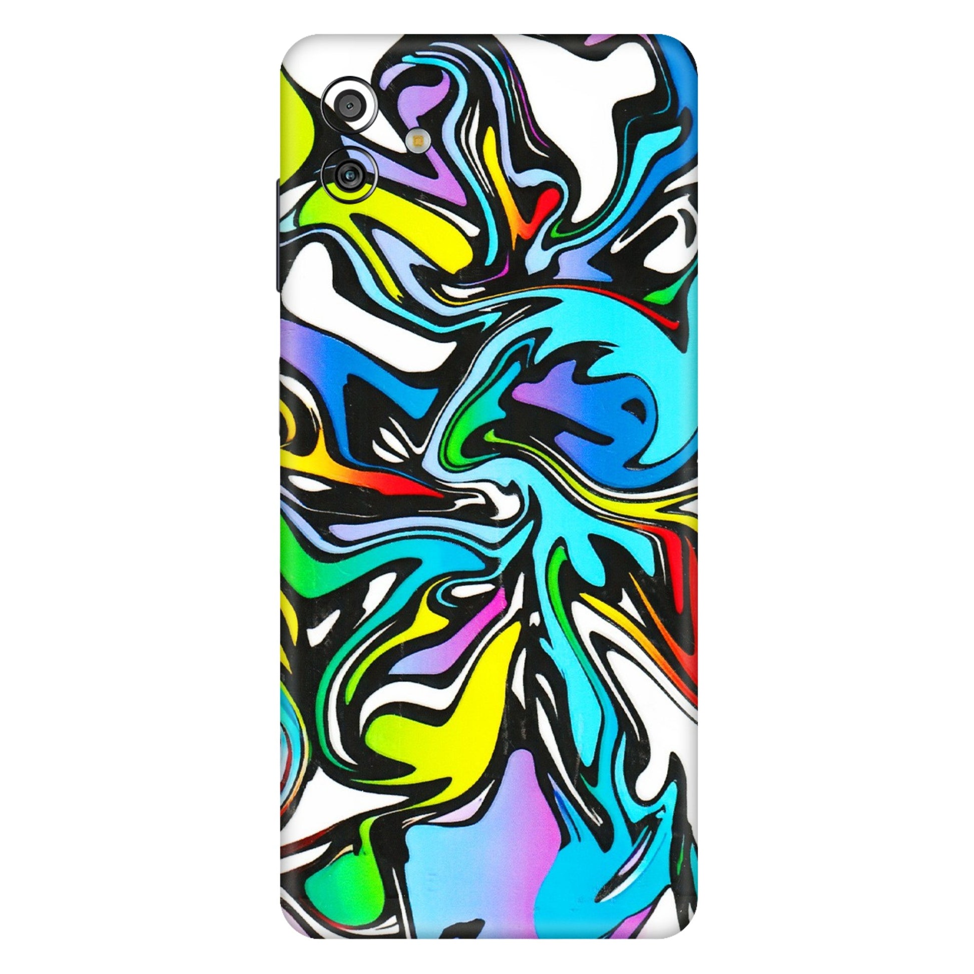 Samsung M/F/Note/Flip and C Phone Skins (All Models) - Abstract Colour Paints - 3D Embossed Finish (L-271) Samsung Galaxy M13 (5G)