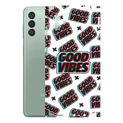 Samsung M/F/Note/Flip and C Phone Skins (All Models) - Good Vibes - 3D Embossed Finish (L-282) Samsung Galaxy M13 (5G)