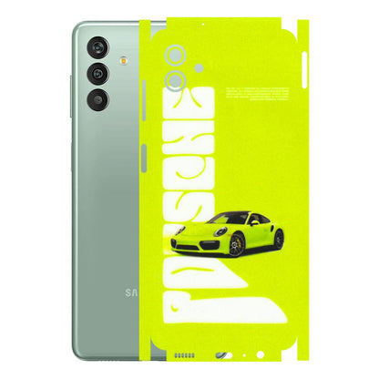 Samsung M/F/Note/Flip and C Phone Skins (All Models) - Lime Green Porche - 3D Embossed Finish (L-30) Samsung Galaxy M13 (5G)