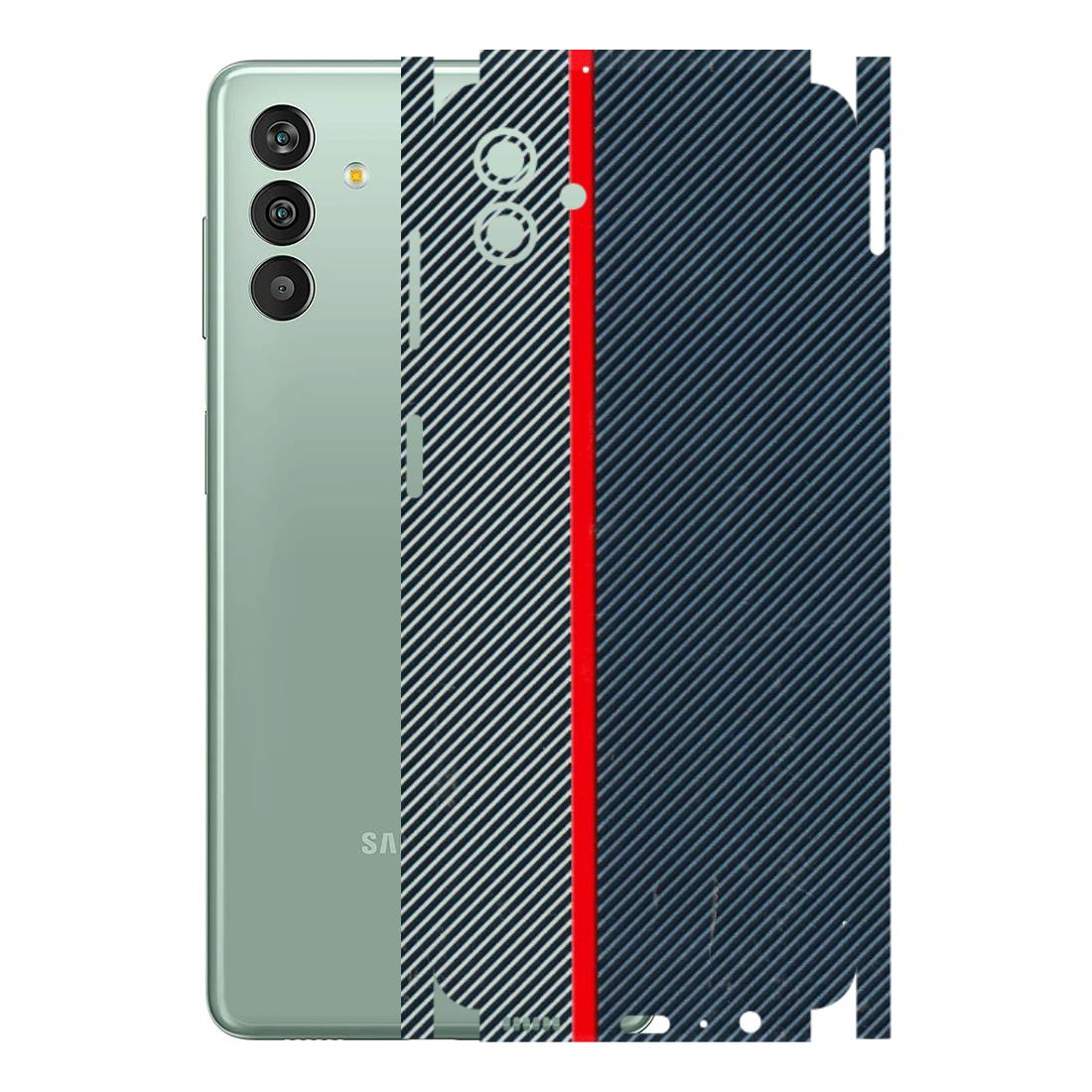 Samsung M/F/Note/Flip and C Phone Skins (All Models) - Blue Sober Lines - 3D Embossed Finish (L-305) Samsung Galaxy M13 (5G)