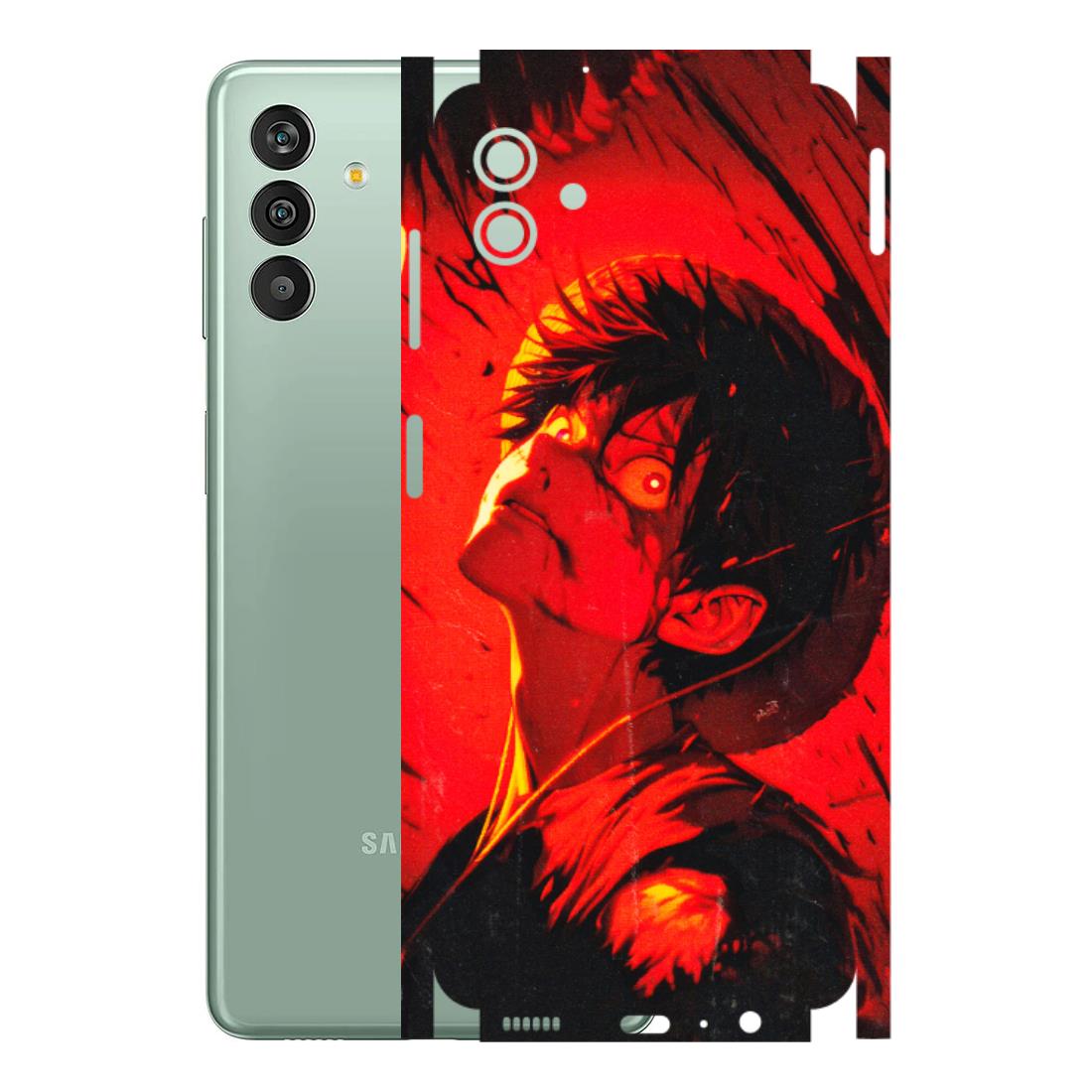 Samsung M/F/Note/Flip and C Phone Skins (All Models) - D.Luffy Power Up One Piece Anime - 3D Embossed Finish (L-326) Samsung Galaxy M13 (5G)