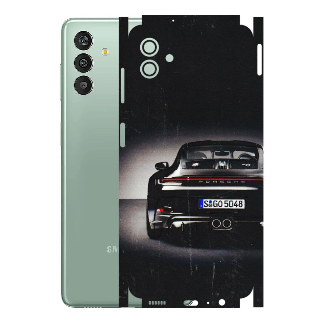 Samsung M/F/Note/Flip and C Phone Skins (All Models) - New Black Porsche GT3 - 3D Embossed Finish (L-327) Samsung Galaxy M13 (5G)