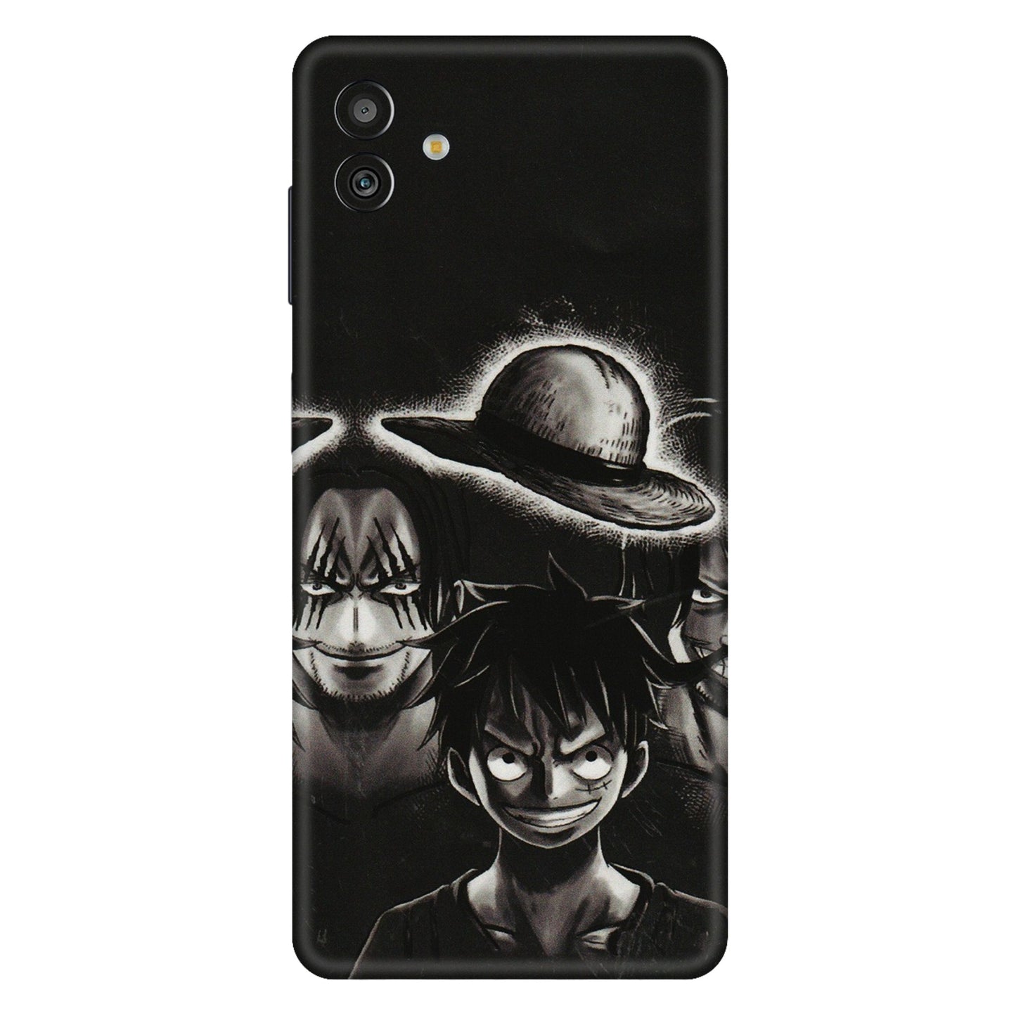 Samsung M/F/Note/Flip and C Phone Skins (All Models) - Black Luffy Hat - 3D Embossed Finish (L-57) Samsung Galaxy M13 (5G)