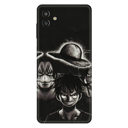 Samsung M/F/Note/Flip and C Phone Skins (All Models) - Black Luffy Hat - 3D Embossed Finish (L-57) Samsung Galaxy M13 (5G)