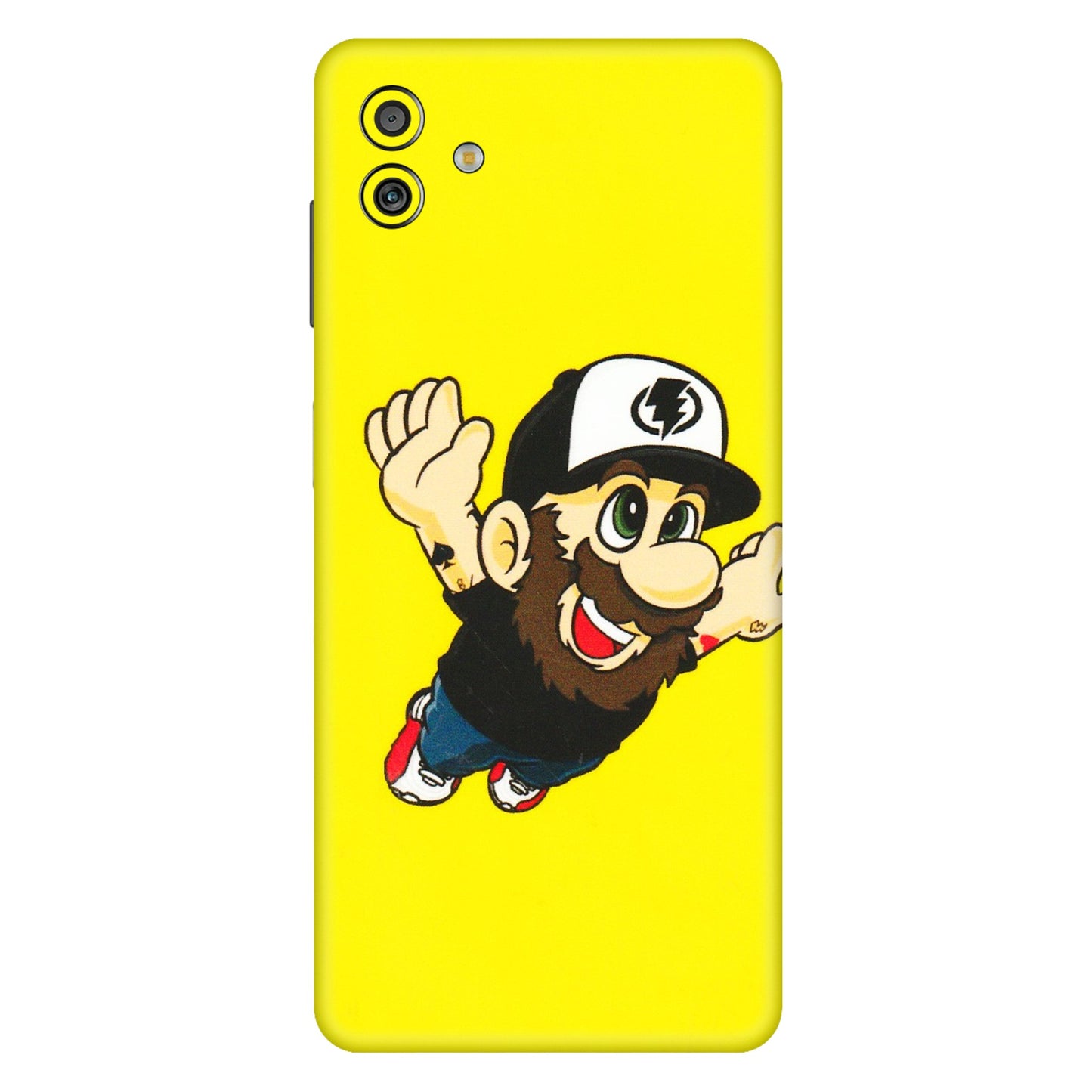 Samsung M/F/Note/Flip and C Phone Skins (All Models) - Flying Beardo - 3D Embossed Finish (L-60) Samsung Galaxy M13 (5G)