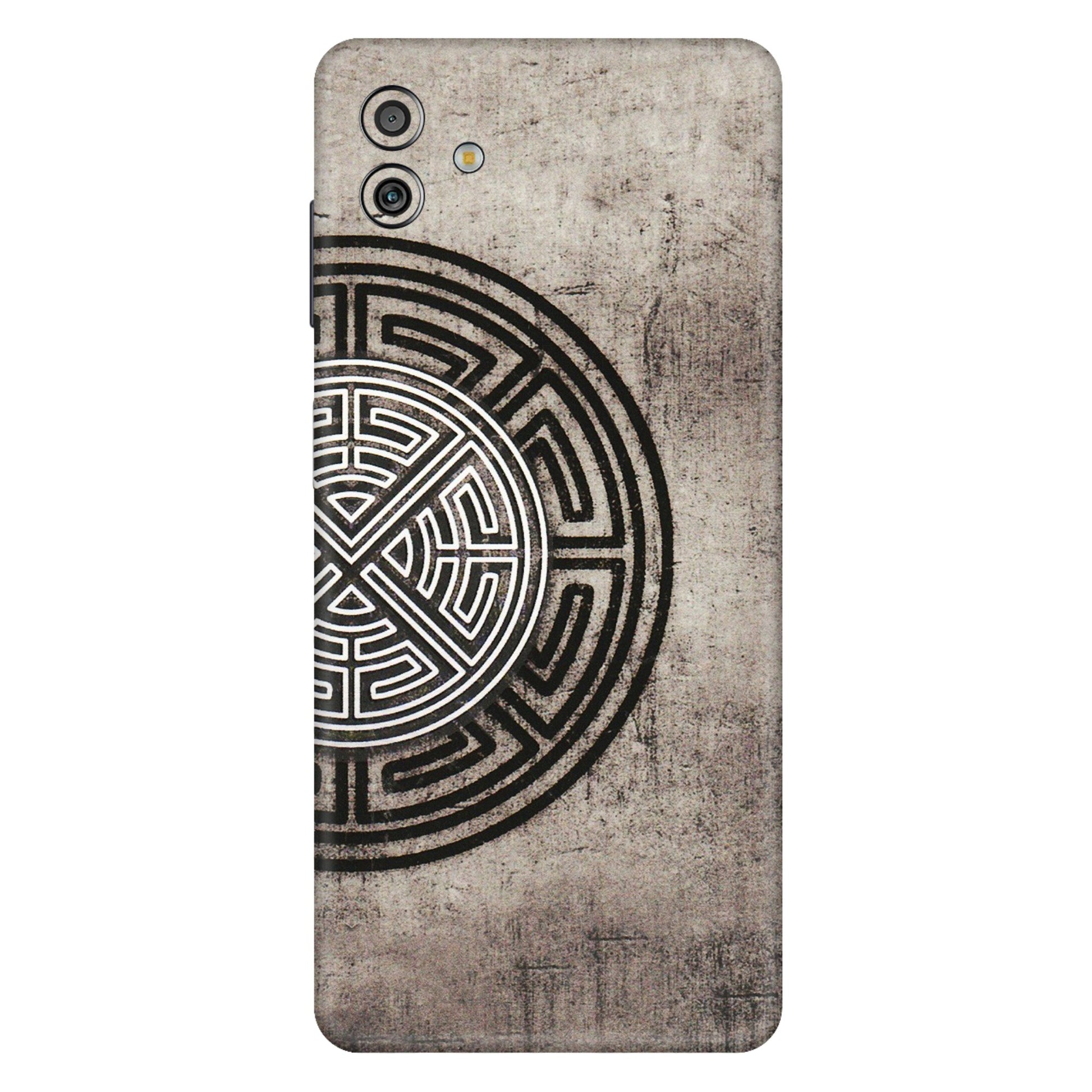 Samsung M/F/Note/Flip and C Phone Skins (All Models) - Mysterious Circular Design - 3D Embossed Finish (L-63) Samsung Galaxy M13 (5G)