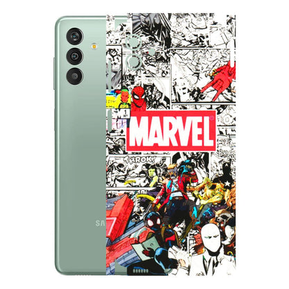Samsung M/F/Note/Flip and C Phone Skins (All Models) - Marvel Colorful Comic - 3D Embossed Finish (L-64) Samsung Galaxy M13 (5G)